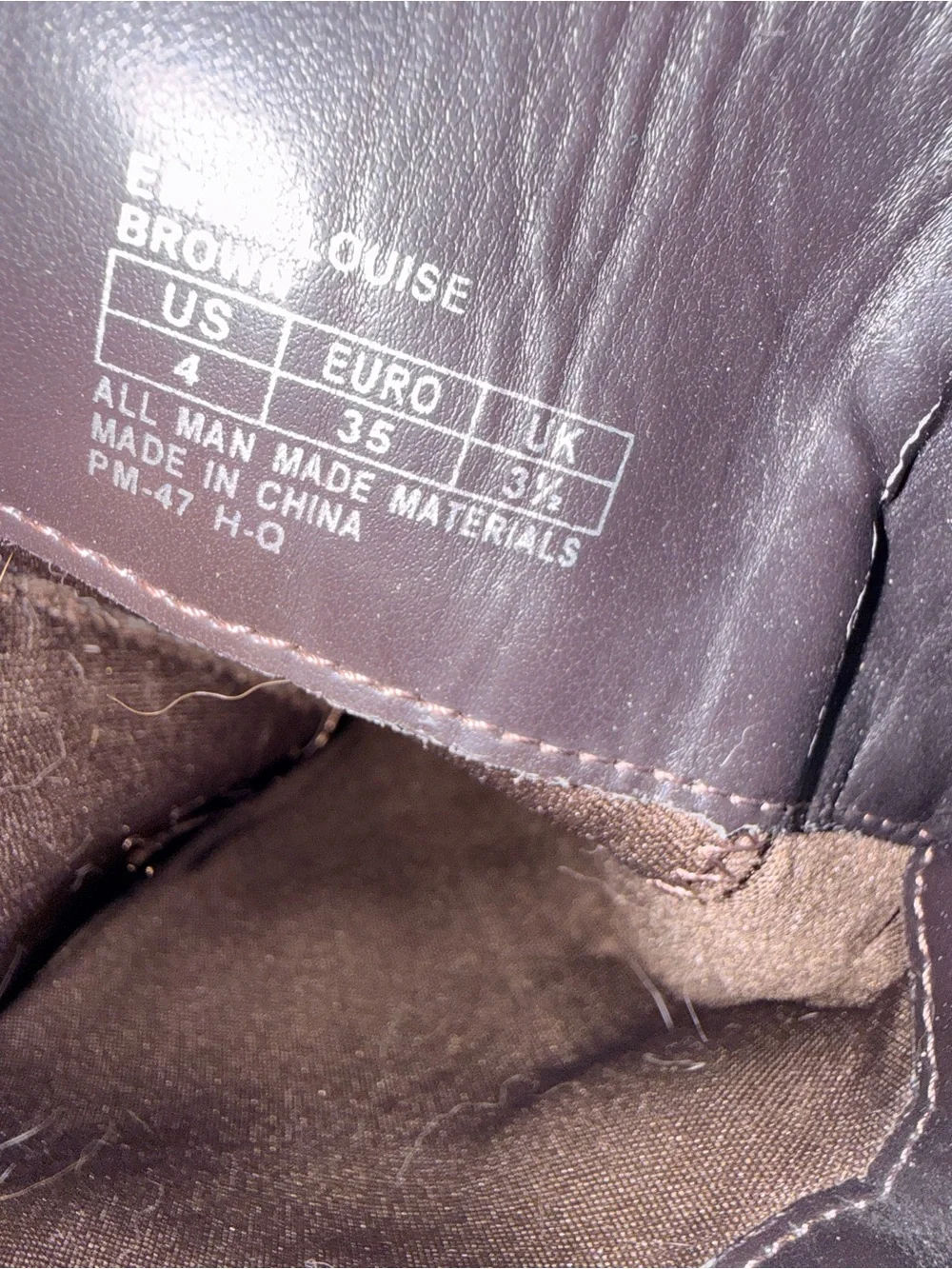Michael Kors Girls' Dark Brown Riding Boots with Gold MK Accent